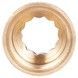 Удлинитель латунный Thermo Alliance Standart 1/2" ВРх1/2" НР, 10 мм SD4221510