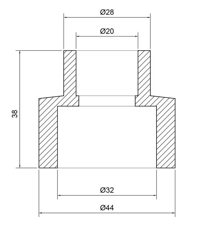 Муфта PPR THERMO ALLIANCE 32х20 - DSB102