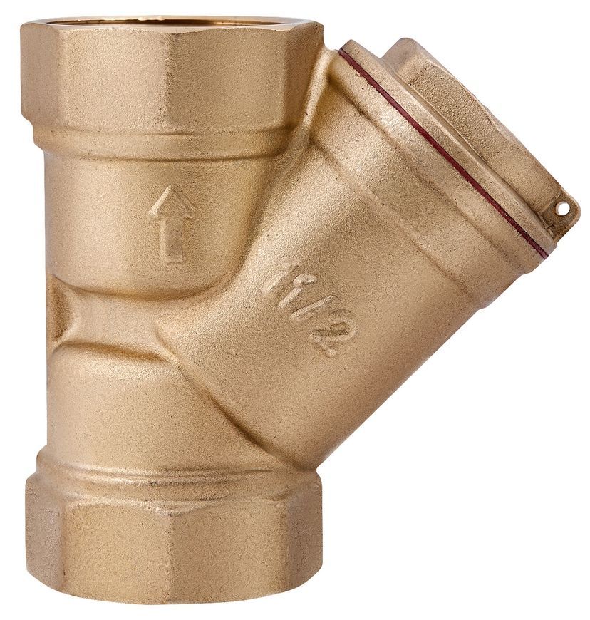 Фильтр грубой очистки воды (косой) SD Forte 1 1/2" латунь SF124W40 - SF124W40