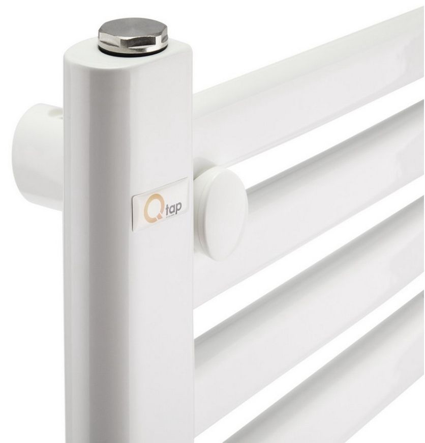 Полотенцесушитель водяной QTAP Dias (WHI) P21 1200x600 HY белый - QTDIASWHIP211200600HY