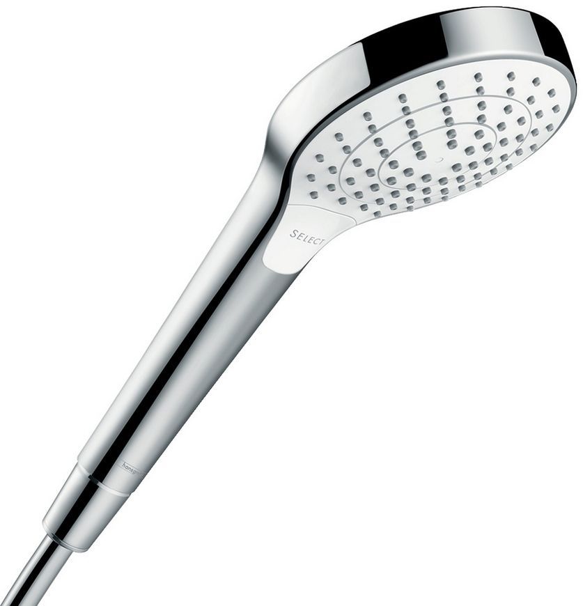 Душовий набір HANSGROHE Croma Select S 110 Vario 3jet шланг 125 см Chrome/White 26421400 хром/білий - 26421400