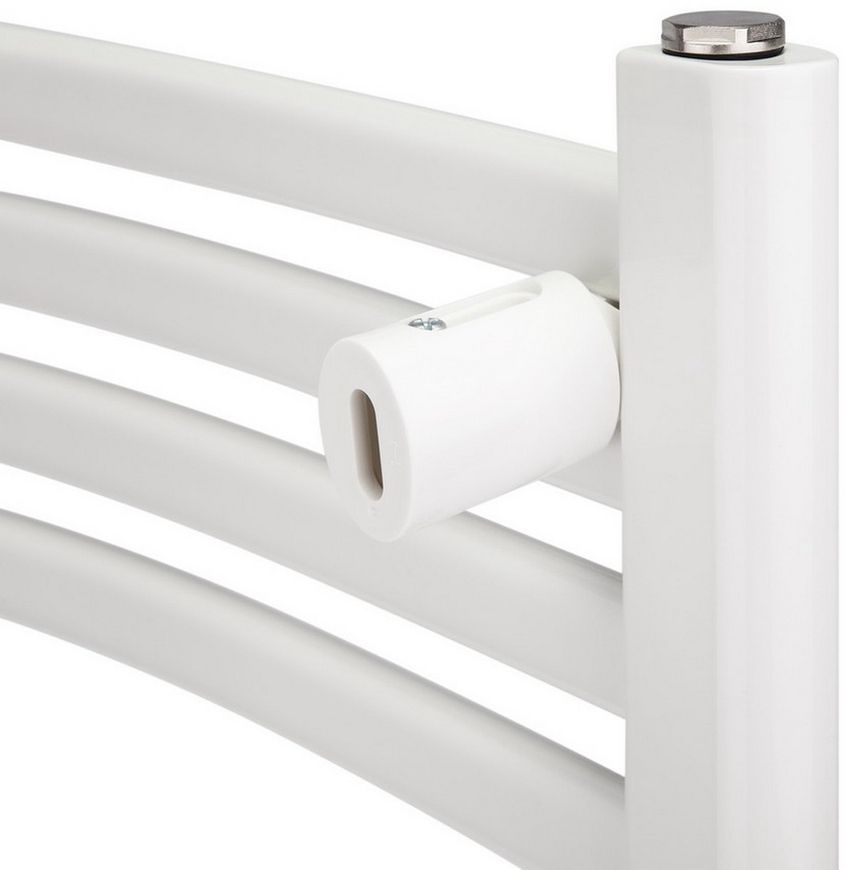 Полотенцесушитель водяной QTAP Dias (WHI) P21 1200x600 HY белый - QTDIASWHIP211200600HY