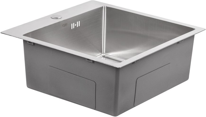 Кухонна мийка інтегрована QTAP D5050 Satin 2,7/1,0 мм - QTD505010