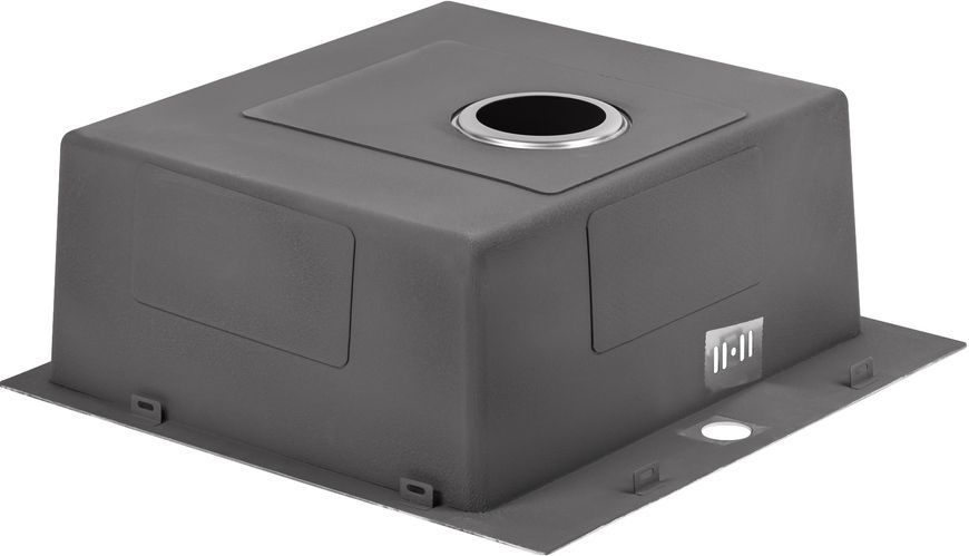 Кухонна мийка інтегрована QTAP D5050 Satin 2,7/1,0 мм - QTD505010