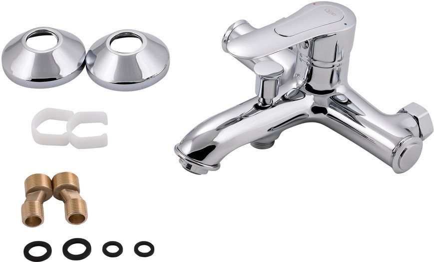 Змішувач для ванни QTAP Rozko&scaron; 3055104DC з коротким виливом - QTRZS3055104DC
