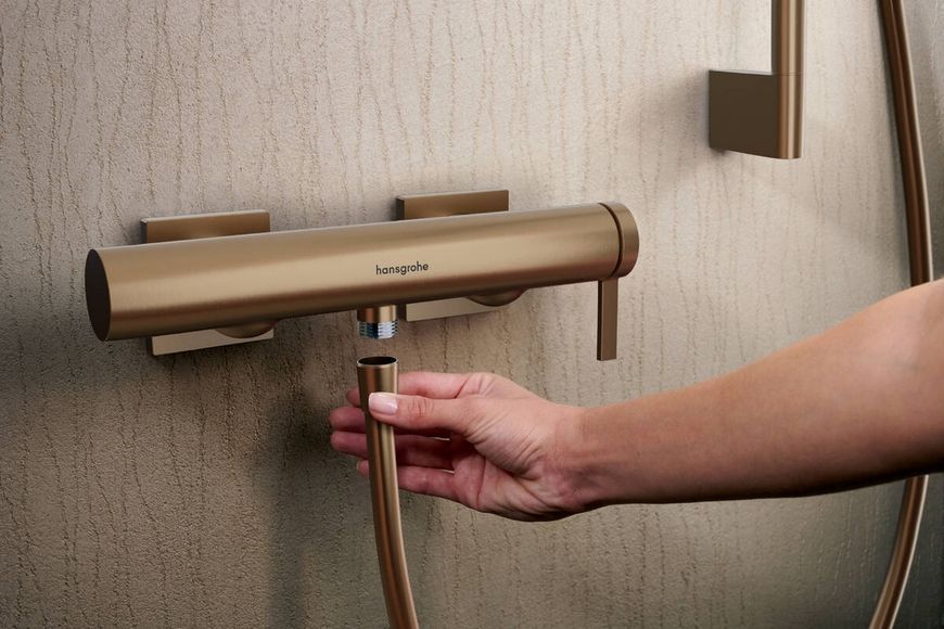 Смеситель для душа HANSGROHE Tecturis E Brushed Bronze 73620140 бронза - 73620140