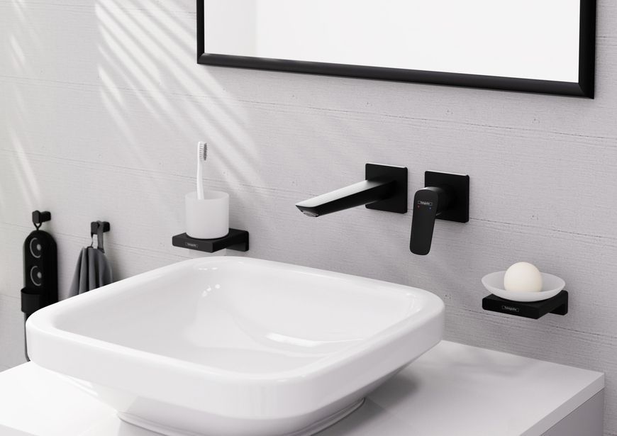 Смеситель для раковины HANSGROHE Logis Fine 206 скрытого монтажа Matt Black 71256670 черный матовый - 71256670