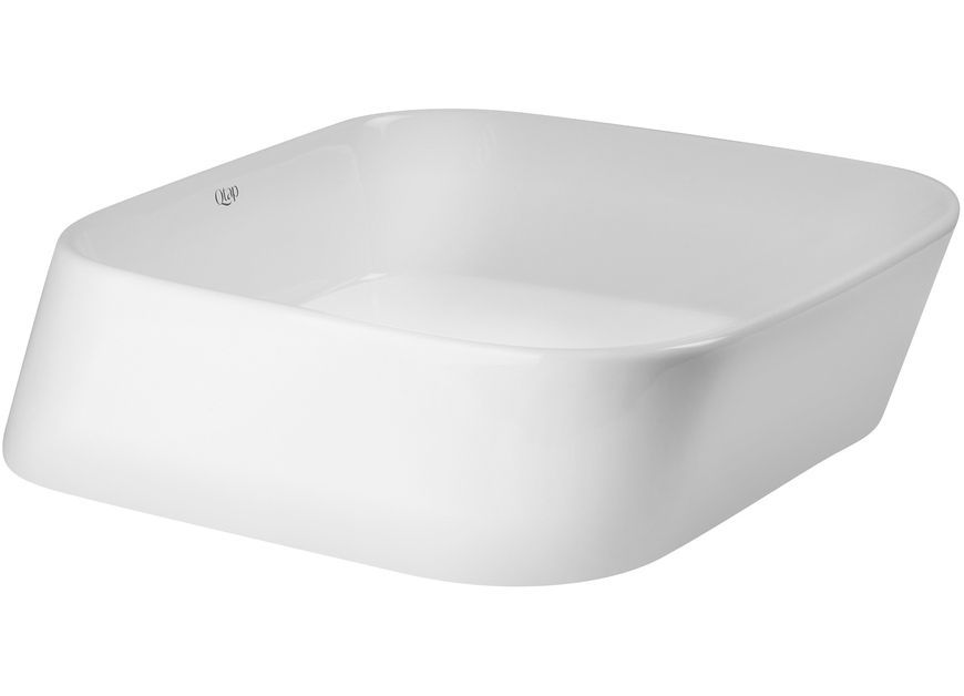 Раковина-чаша QTAP Scorpio 350х390х120 White с донным клапаном QT14112241W - QT14112241W