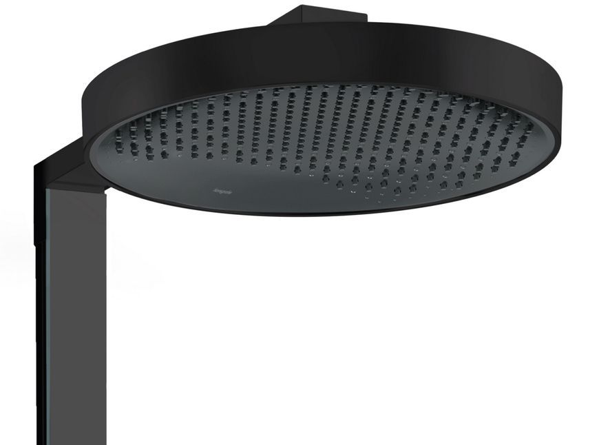 Душова система HANSGROHE Rainfinity Showerpipe 360 1jet з термостатом ShowerTablet 350 Matt Black 26853670 чорна матова - 26853670