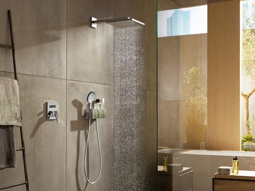 Верхній душ з тримачем HANSGROHE Raindance E 300 1jet Chrome 26238000 хром - 26238000