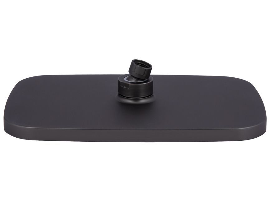 Душевая система Qtap Gemini скрытого монтажа на два потребителя Gunmetal Black PVD QTGEM113GMB45698 - QTGEM113GMB45698