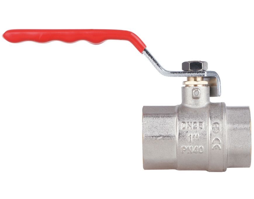 Кран кульовий Thermo Alliance Standart 1" ВР прямий, латунь, PN40, важіль SD600NW25PN40 - SD600NW25PN40