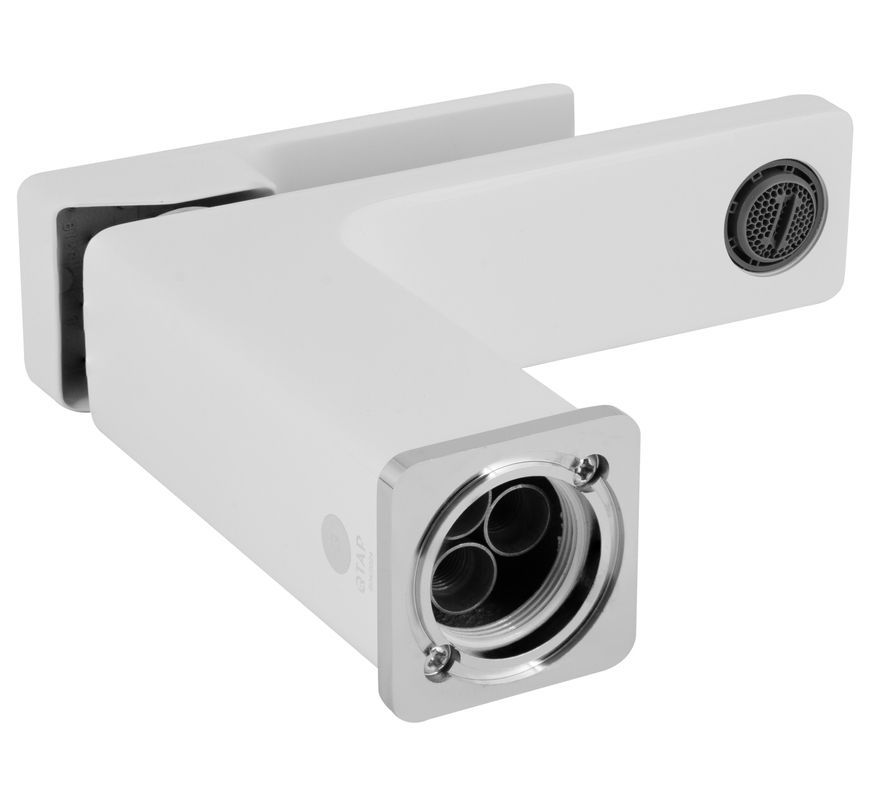 Смеситель для раковины Qtap Gemini с гигиеническим душем Chrome/White QTGEM272CRW45691 - QTGEM272CRW45691