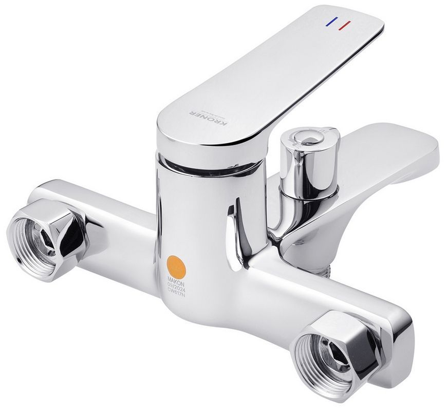 Смеситель для ванны Kroner KRP Makon-C060 с душевым гарнитуром, латунь, хром CV033864 - KRP Makon-C060