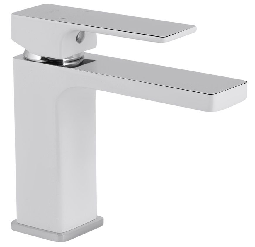 Смеситель для раковины Qtap Gemini с гигиеническим душем Chrome/White QTGEM272CRW45691 - QTGEM272CRW45691
