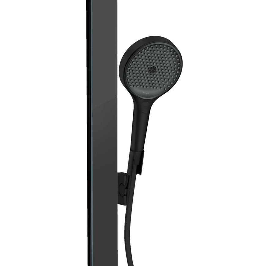 Душова система HANSGROHE Rainfinity Showerpipe 360 1jet з термостатом ShowerTablet 350 Matt Black 26853670 чорна матова - 26853670