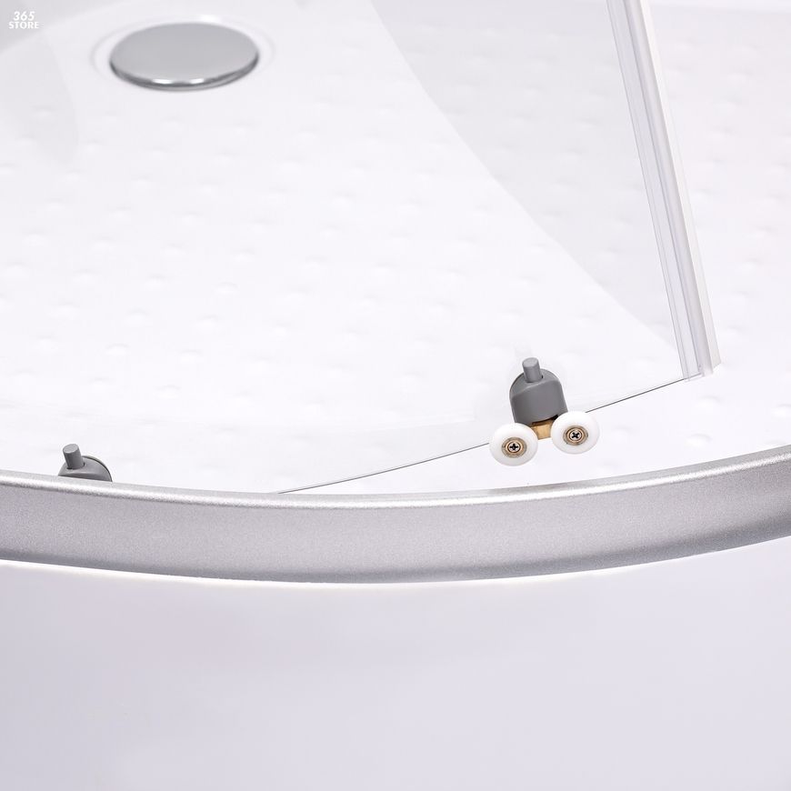 Душевая кабина LIDZ WIEŻA 80x80, низкий, стекло Linie 4 мм - LWISC8080SATLOWL
