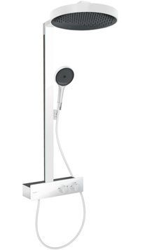 Душевая система HANSGROHE Rainfinity Showerpipe 360 1jet с термостатом ShowerTablet 350 Matt White 26853700 белая матовая - 26853700
