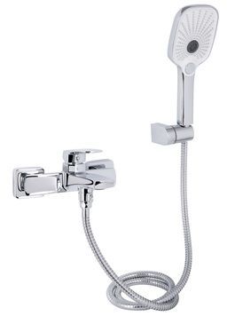 Змішувач для ванни Qtap Tern з душовим гарнітуром Chrome (k30) QTTER259CRM47586 - QTTER259CRM47586