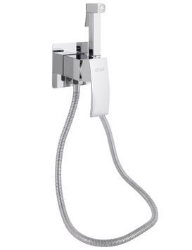 Набір для гігієнічного душу Qtap Swan Cascada прямокутний QTSWA262CRM45567 Chrome - QTSWA262CRM45567