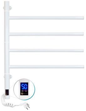 Полотенцесушитель электрический NAVIN Arabesque Sensor 480х600 поворотный 12-123033-4860 белый - 12-123033-4860