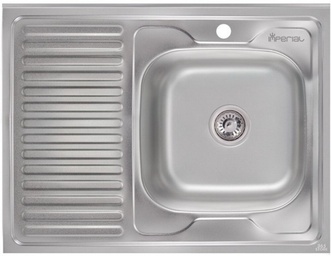 Кухонная мойка IMPERIAL 6080-R Decor 0,6 мм (IMP6080R06DEC) - IMP6080R06DEC