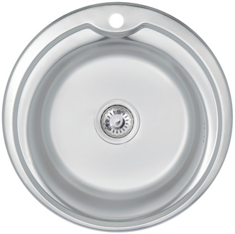 Кухонна мийка Lidz 510-D Satin 0,6 мм (160) LIDZ510DSAT06 - LIDZ510DSAT06
