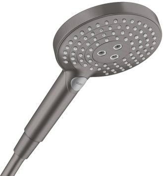 Ручний душ HANSGROHE Raindance Select S 120 3jet Brushed Black Chrome 26530340 чорний хром - 26530340