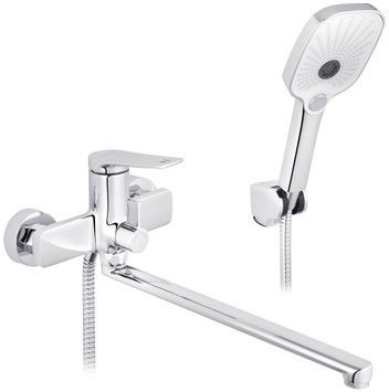 Смеситель для ванны Kroner KRP Makon-C070 с душевым гарнитуром, латунь, хром CV033862 - KRP Makon-C070