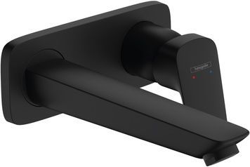 Змішувач для раковини HANSGROHE Logis Fine 195 прихованого монтажу Matt Black 71220670 чорний матовий - 71220670
