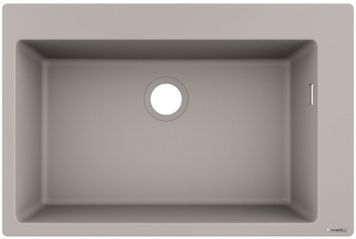 Кухонна мийка HANSGROHE S510-F660 77х51 Concretegrey сірий бетон 43313380 - 43313380