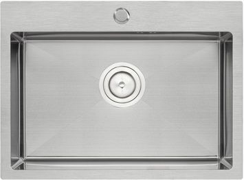 Кухонна мийка інтегрована QTAP D5843 Satin 2,7/1,0 мм - QTD584310