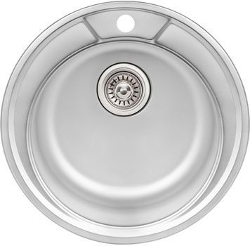 Кухонная мойка QTAP D490 Satin 0,8 мм (180) - QTD490SAT08