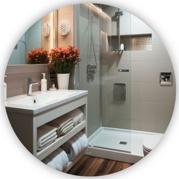 Дзеркало Qtap Taurus TA1 600 з LED-підсвічуванням Touch, з антизапотіванням, з димером, рег. темп. кольору (3000-6500K) QT2478R607