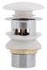 Донный клапан для раковины/биде Qtap Pop-up 70х70х110 White с переливом QT052PU43055 - QT052PU43055 - 3