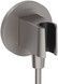 Шлангове підключення з тримачем HANSGROHE FixFit S Brushed Black Chrome 26888340 чорний хром - 26888340 - 1