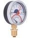 Термоманометр Thermo Alliance Standart 80 мм латунне нижнє підключення 1/2"ЗР 6 бар 120&ordm;С SD1726B