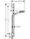 Душовий набір HANSGROHE Vernis Blend Vario 100 S Puro 65 cm 26422670 чорний матовий - 26422670 - 2