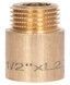 Удлинитель латунный Thermo Alliance Standart 1/2" ВРх1/2" НР, 20 мм SD4221520