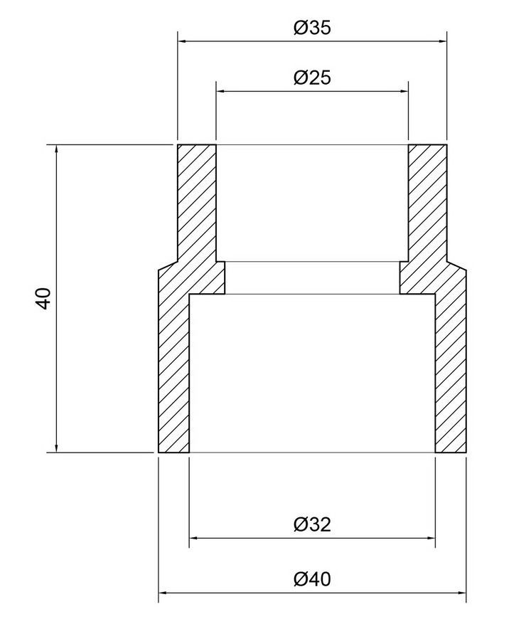 Муфта PPR THERMO ALLIANCE 32х25 - DSB103