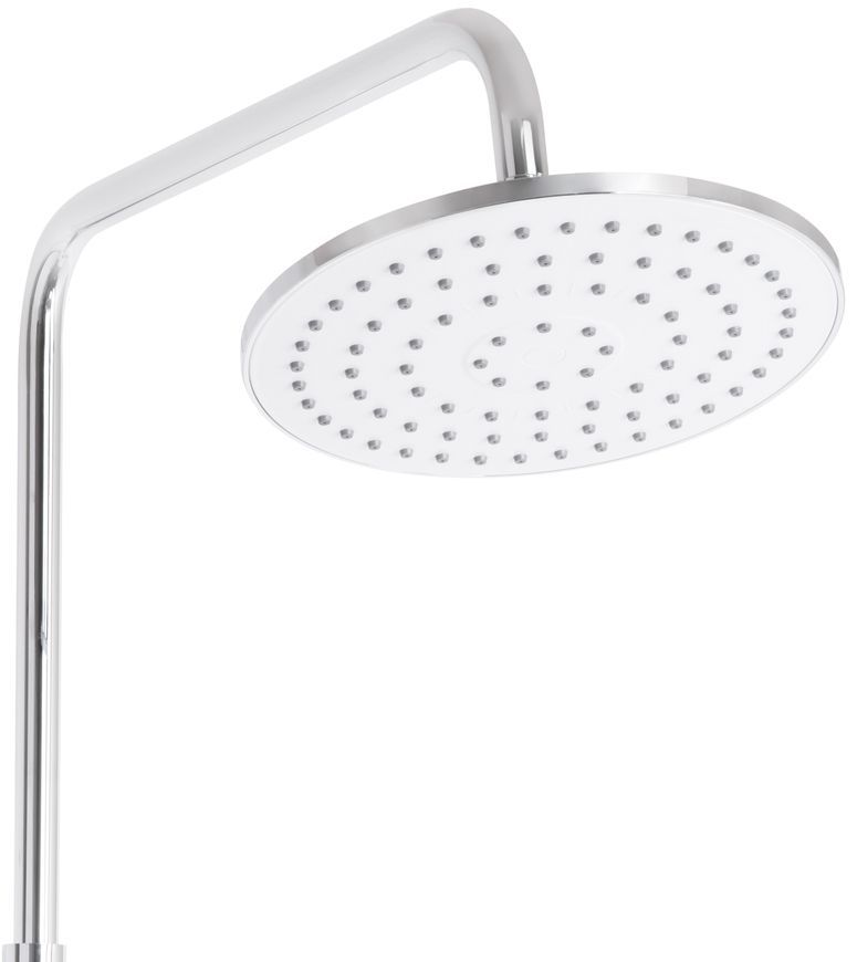 Душова система Lidz Latwa 1031 на три споживача (з виливом) White/Chrome LDLAT1031WHI48994 - LDLAT1031WHI48994