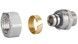 Муфта обтискна SD Plus 20х1/2" ЗР перехідна пряма розбірна латунь SD154W2015
