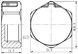 Заглушка латунна SD Forte 1/2" ЗР хромована SF353H15
