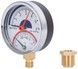 Термоманометр Thermo Alliance Standart 80 мм латунне нижнє підключення 1/2"ЗР 6 бар 120&ordm;С SD1726B