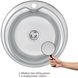 Кухонна мийка Lidz 510-D Satin 0,6 мм (160) LIDZ510DSAT06 - LIDZ510DSAT06 - 3