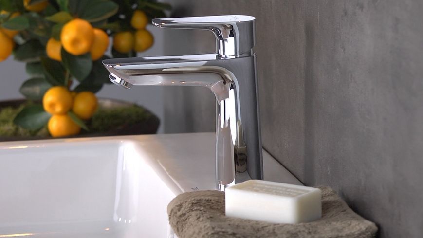 Змішувач для раковини HANSGROHE Talis E 110 з донним клапаном Chrome 71710000 хром - 71710000