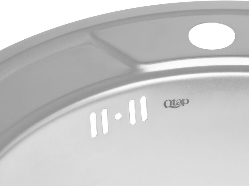 Кухонна мийка QTAP D490 Satin 0,8 мм (180) - QTD490SAT08