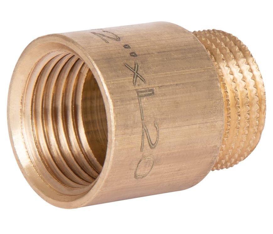 Удлинитель латунный Thermo Alliance Standart 1/2" ВРх1/2" НР, 20 мм SD4221520