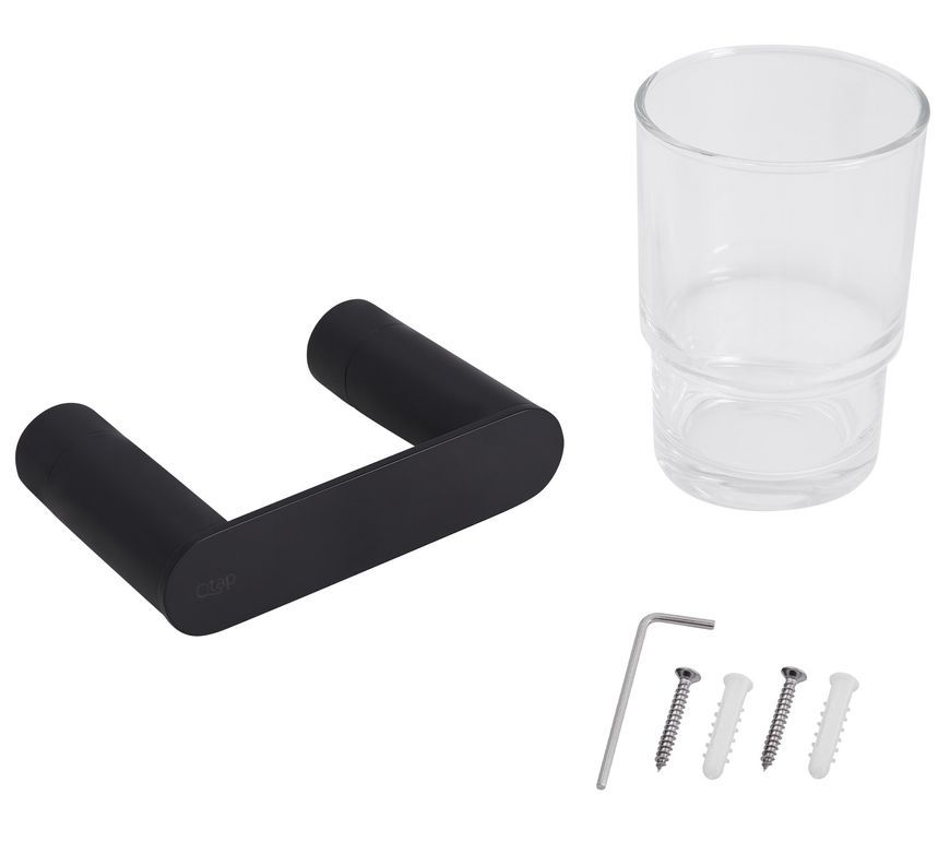 Стакан QTAP Sklenka 6102103B черный матовый
