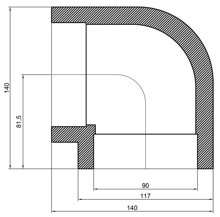 Кутик PPR THERMO ALLIANCE 90, 90&deg; - DSE008